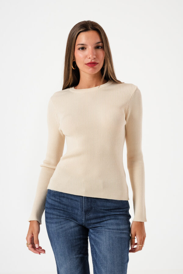 Sweater Entallado Largo(Sw080)