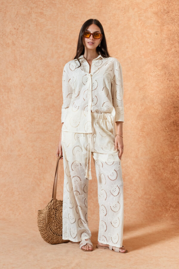 Conjunto Largo de Broderie(R-008)