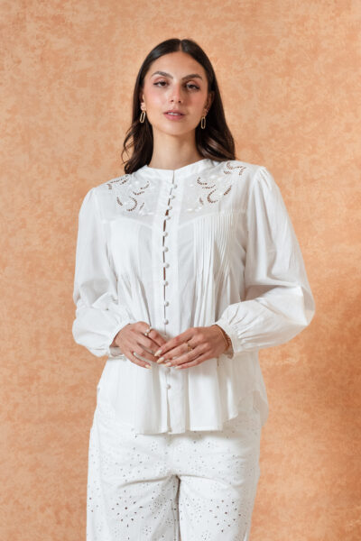 Camisa Cuello Redondo(R-014)